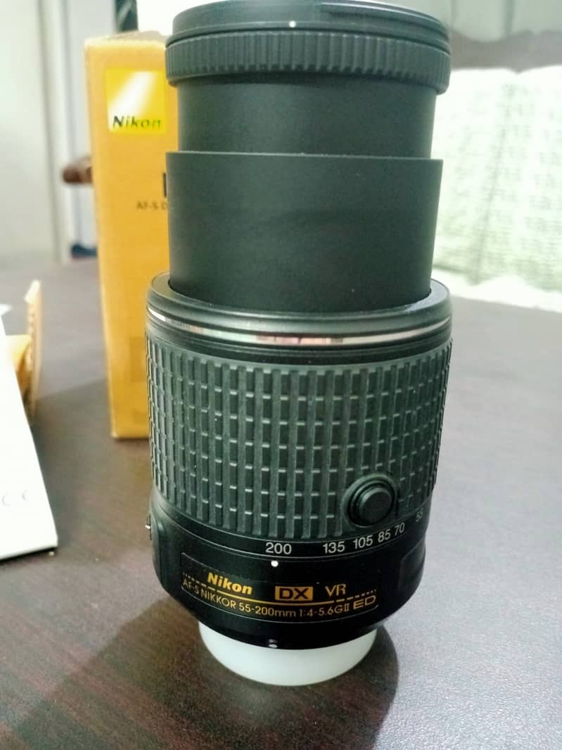 Nikon 55-200mm f/4-5.6G ED VR II Lens AF - S DX Nikon Lens 4