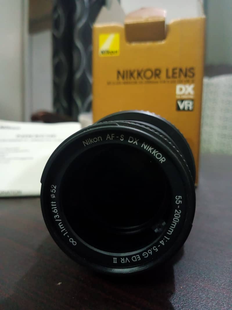 Nikon 55-200mm f/4-5.6G ED VR II Lens AF - S DX Nikon Lens 6