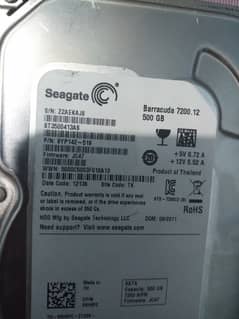 Seagate Barracuda 500GB Hard Disk