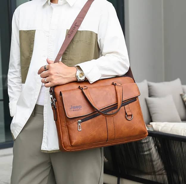 Leather Laptop bag / leather office bags / office beg / Hand Bag 6