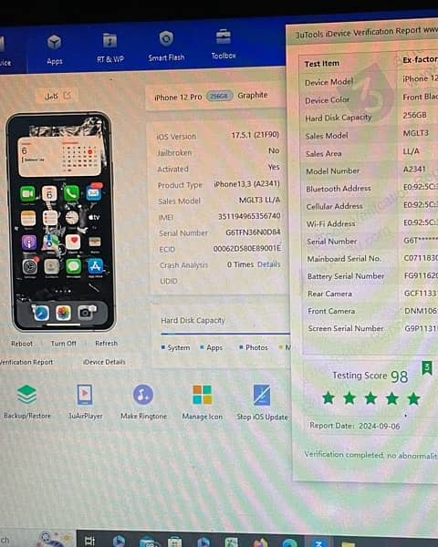 Iphone 12 pro 256GB JV 5