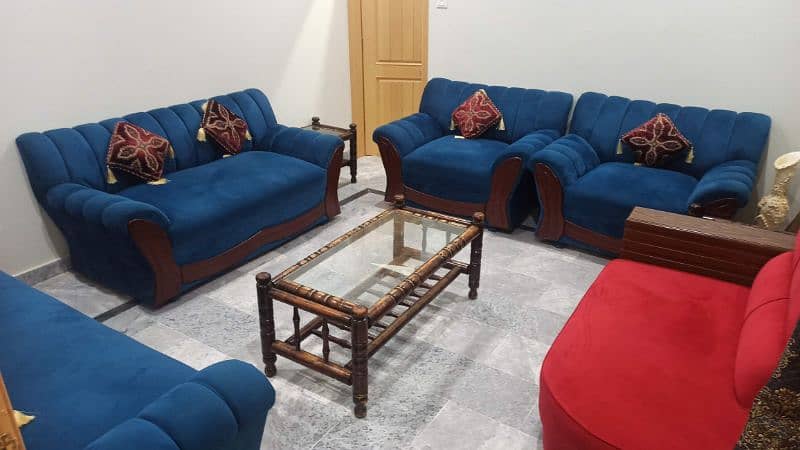 7 seater Sofa Set with Dewan 0