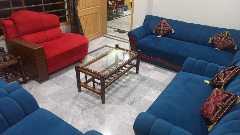 7 seater Sofa Set with Dewan 1