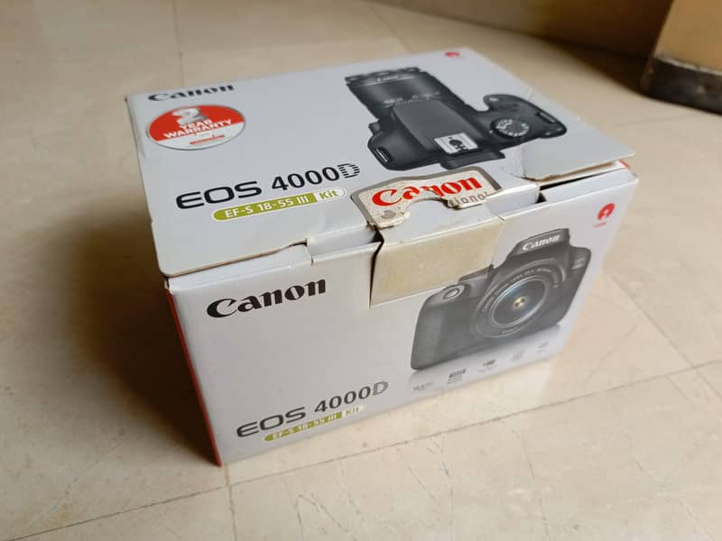 Canon EOS 4000D with EFS 18-55mm Lens New Camera 8