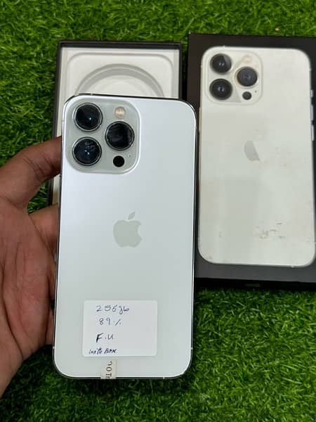 iPhone 13 Pro 256gb non PTA factory unlock with orignal box water pack 6