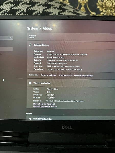 Dell Alienware G7 7500 gaming 3