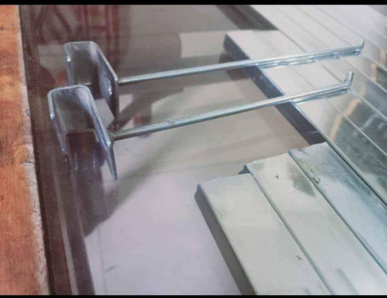 2-Counter , Steel Hooks , 15 Glass Shelves (8mm)for SALE 11