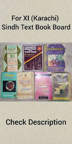 Intermediate XI XII (1st & 2nd Year) Books (Sindh Board) For Sale