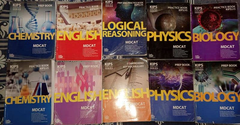 Mdcat Kips Entry test practice and solution books 3