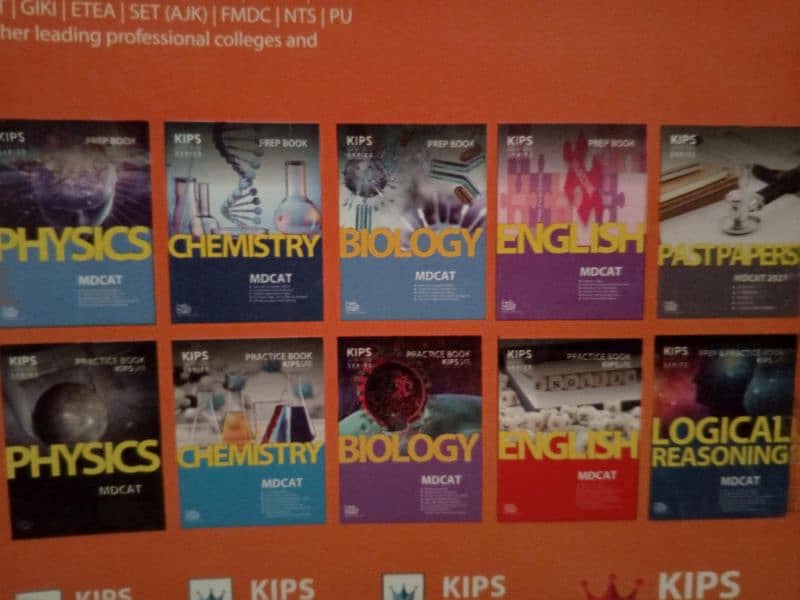 Mdcat Kips Entry test practice and solution books 4