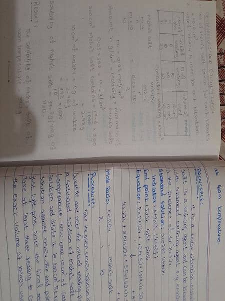 Chemistry Intermediate practical book part 1 and 2 Combine 3