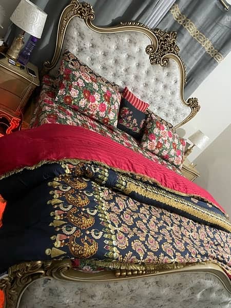 victorian style bed set 0