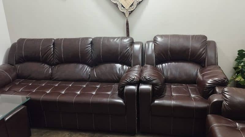 7 seater sofa set with table plus 4 chairs  outstanding offer 10