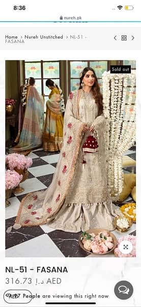 formal dress/ party /qawali /nikkah /dua-e-khair dress 4