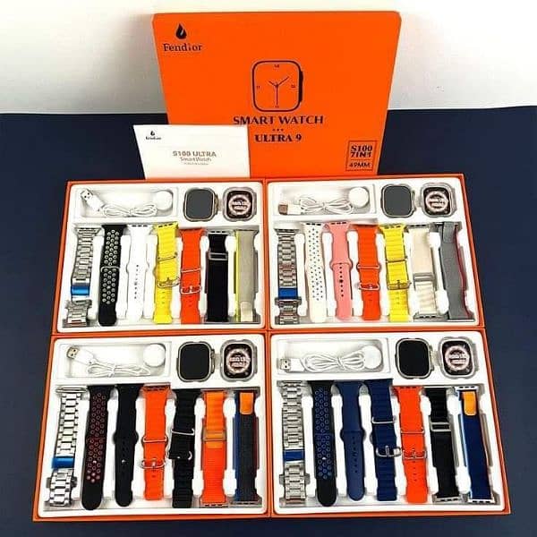 Ultra smart watches 7 different straps unlimited pieces available 1