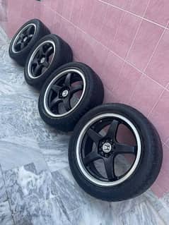 17 inch Alloy Rims with Tyres urgent for sale