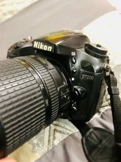 Nikon D7200with lens 18.140 DX BR