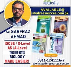 Biology IGCSE/Olevel notes By Sirfaraz Qazi PDF file