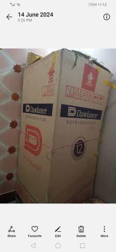 New Dawlance Refrigerator/Freezer /Fridge/ 12 years warranty