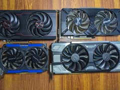 Sapphire RX6600xt, Palit 1660s, EVGA 1070, Gigabyte 960 4gb