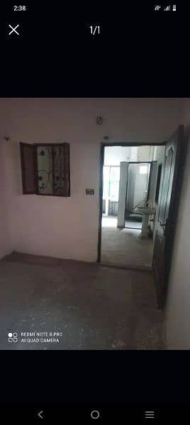 2 Marla 1st floor portion  rent at main canal road Lalpul Muglpura Lhr