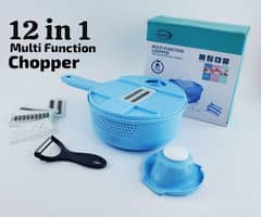 MUST HAVE chopper!!12in1 multifunctional chopper with draining basket 0