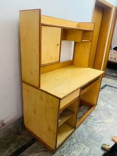 stylish study table cum book rack