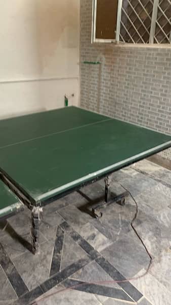 Folding movable water proof table tennis table for sale 5