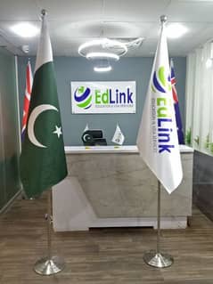 logo Custom flag & pole for office, Table flag , All country flags 0