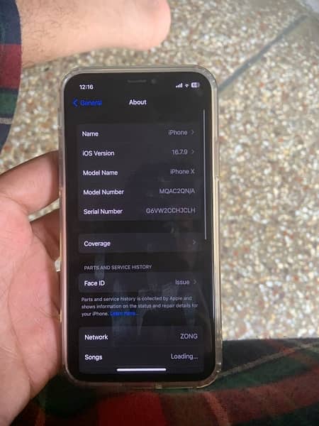 iPhone X pta approved urgent sale 13