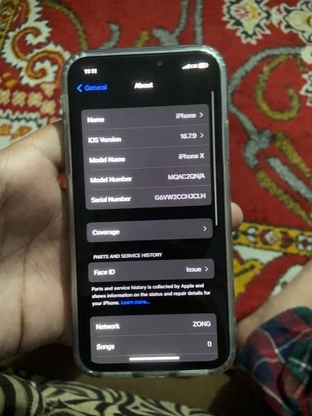 iPhone X pta approved urgent sale 15