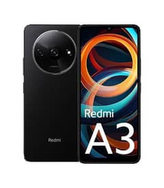 redmi a3 for sale 4/64 black color in varenty