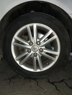 16" Alloy rims 5x 114PCD with Tyres (Mark X OEM)