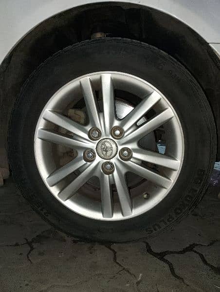 16" Alloy rims 5x 114PCD with Tyres (Mark X OEM) 0