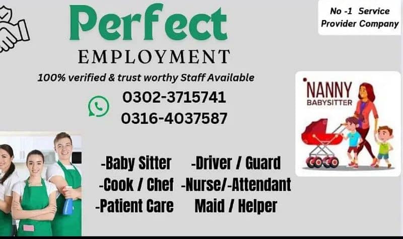 Baby sitter/Nurse/Maid /Cook/Helper/Driver 1