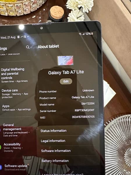 Samsung Galaxy Tab A7 Lite LTE 3/32 4G PTA Approved Complete Box 9