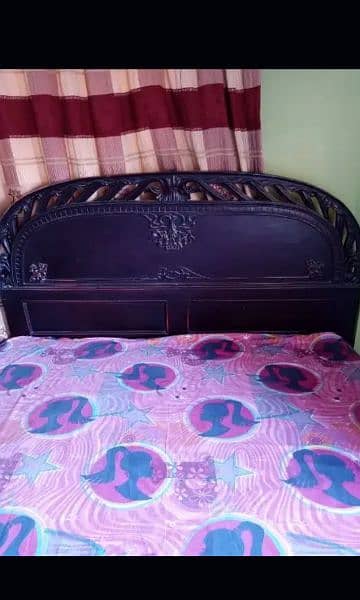 King size bed with dressing & 2 side tables 12