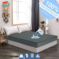 cotton plain double bed mattress  cover