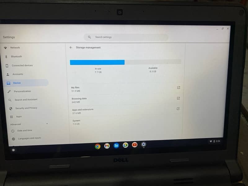 Dell chrome with screen touch 6