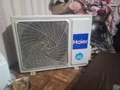 Haier ac 1 ton used 1 year full new condition contact on 03068303937