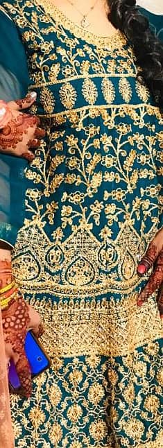 C green lehenga