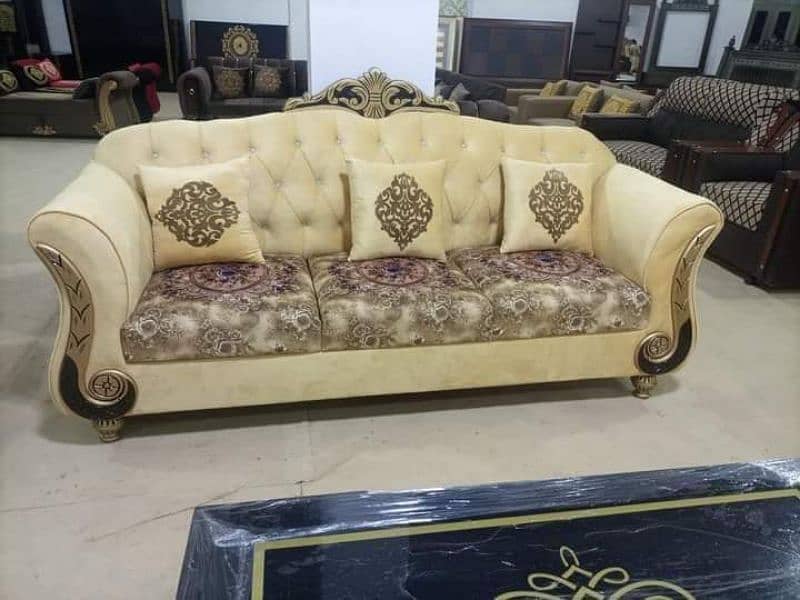 6 seater sofa set/wooden sofa/L shape sofa/corner sofa/sofa cum bed 7