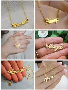 Gold Plated Names Locket With Colour Warranty