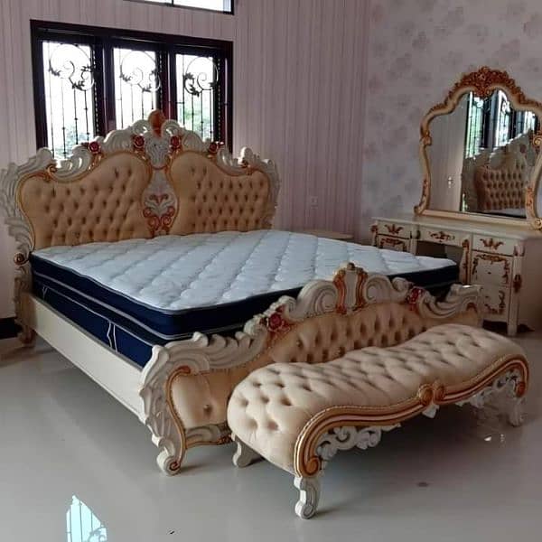 wooden bed sets  chanuti 0