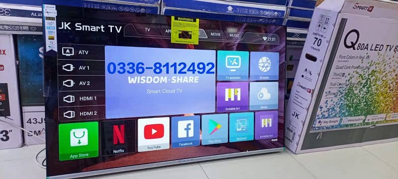 65" 75" 85" Led Tv Smart / Android New latest model UHD 4k Bezeless 5