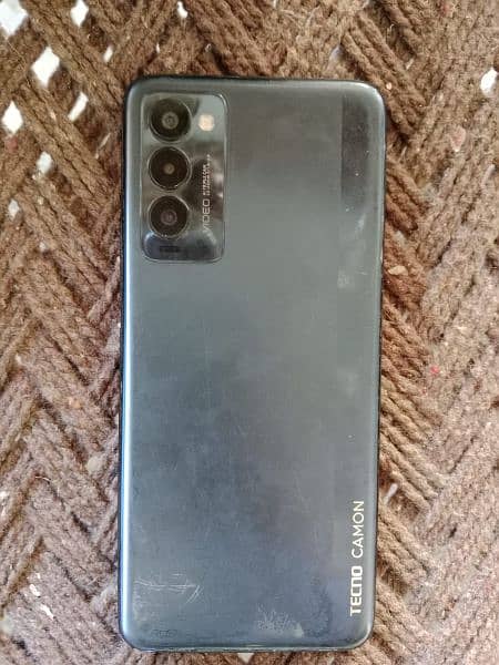 Tecno camon 18p  with box and Samsung original charger pta approved 1