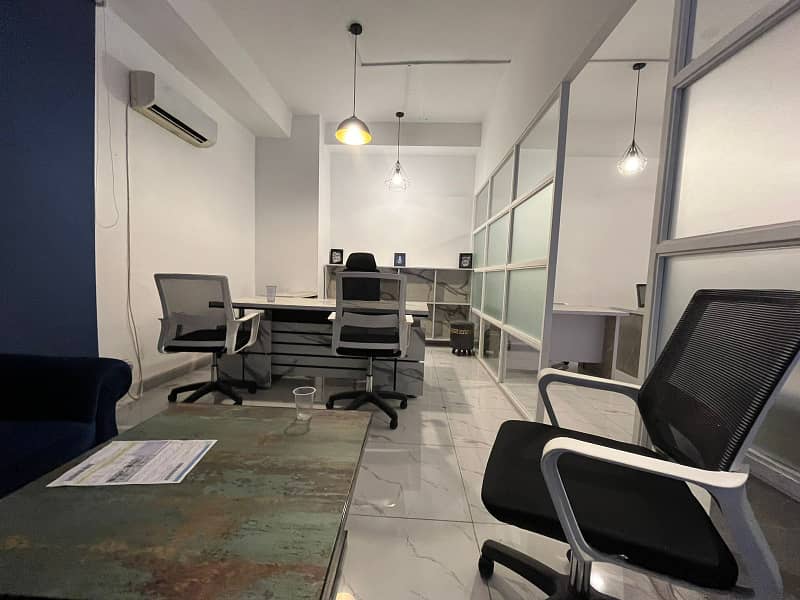 Fully Furnished Office On 1st Floor AL Hafeez Executive With Massive Price Decrease For Few Months 8