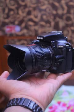 Nikon d5500 professional video camera with 18/55mm vr dx lens.