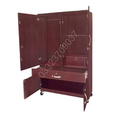 D2 Wooden 6x4 Feet Center Drawer Cupboard Wardrobe alamri