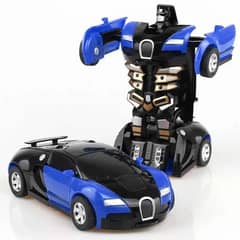 One-Step Car Robot Vehicle Model Action Figures Toy Transform Car